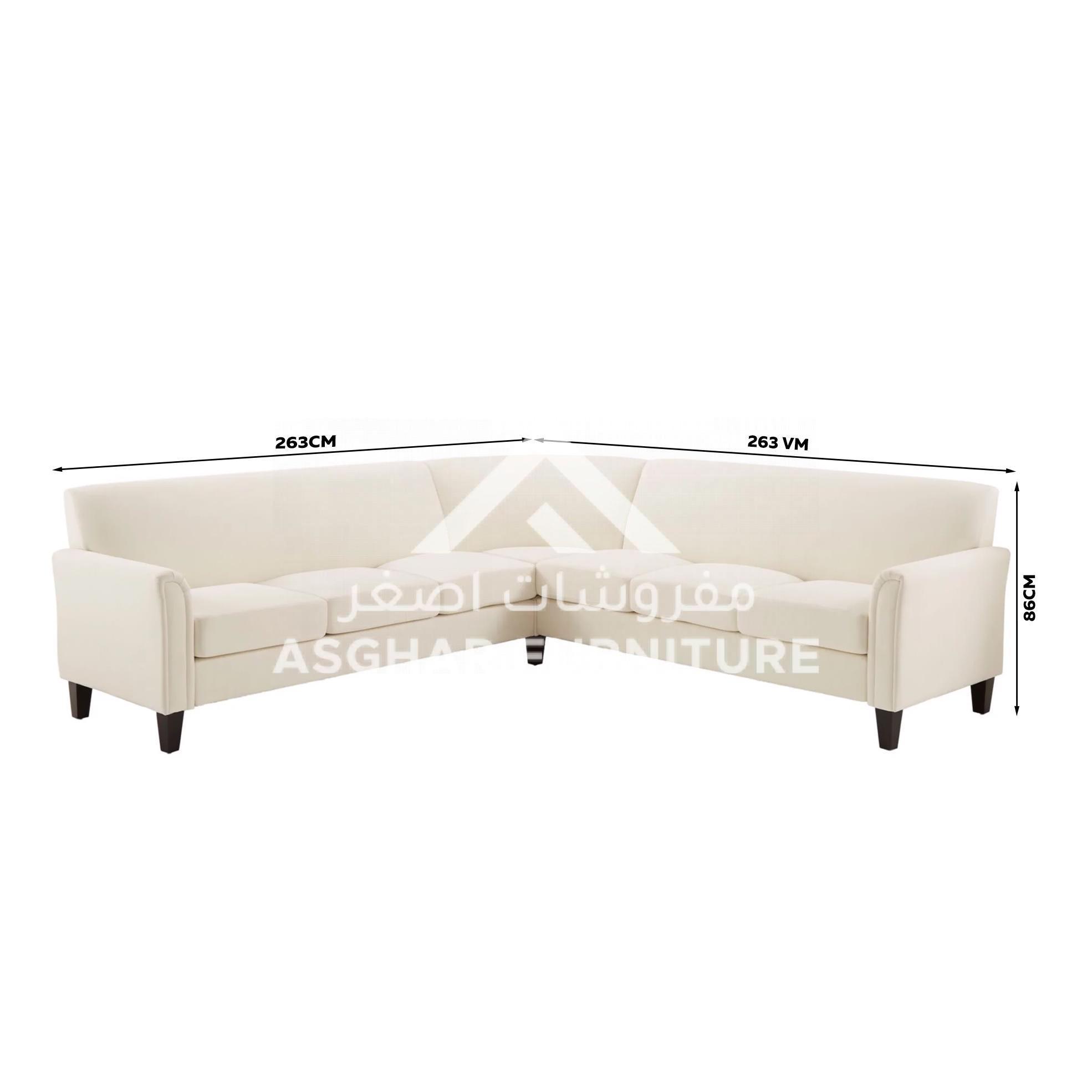 Prato Upholstered L Shape Sectional - Image 6