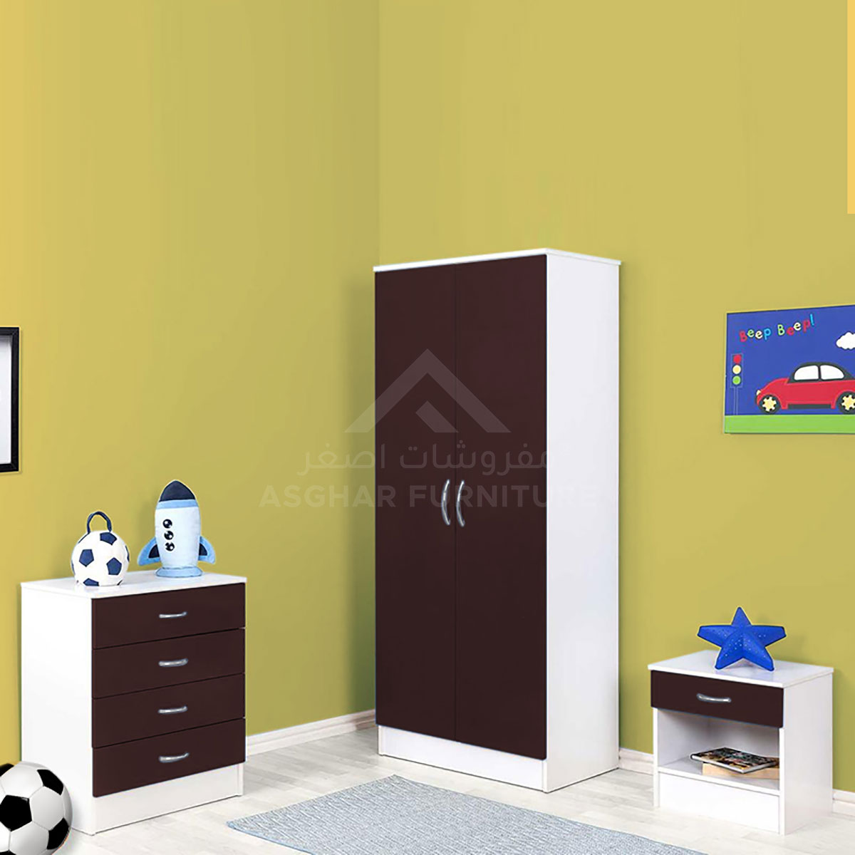 3-Pcs Bedroom Set