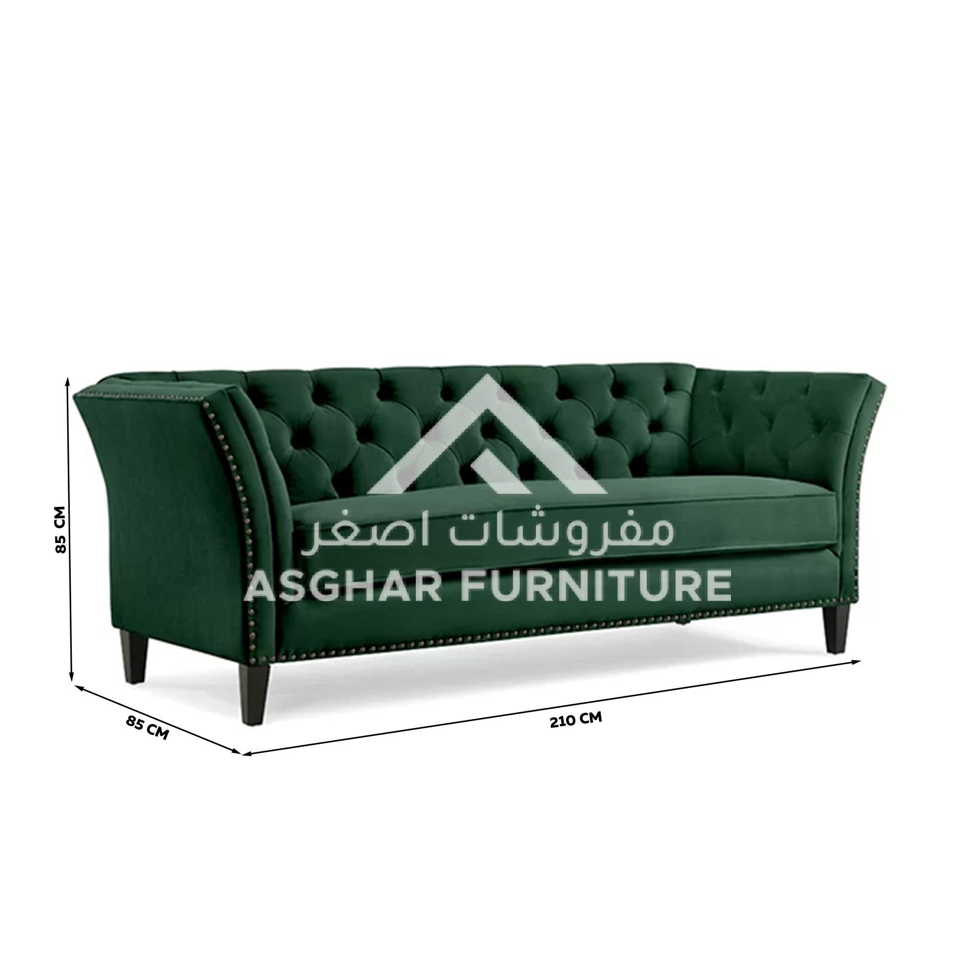 Ansel Regal Tufted Sofa - Image 7