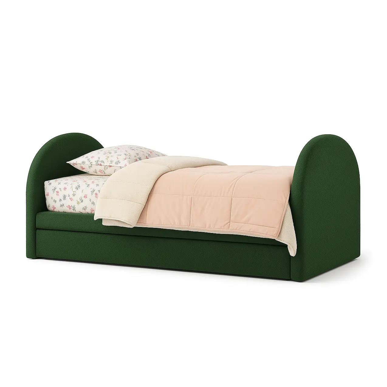 Elegant Arched Daybed with Trundle - Image 4