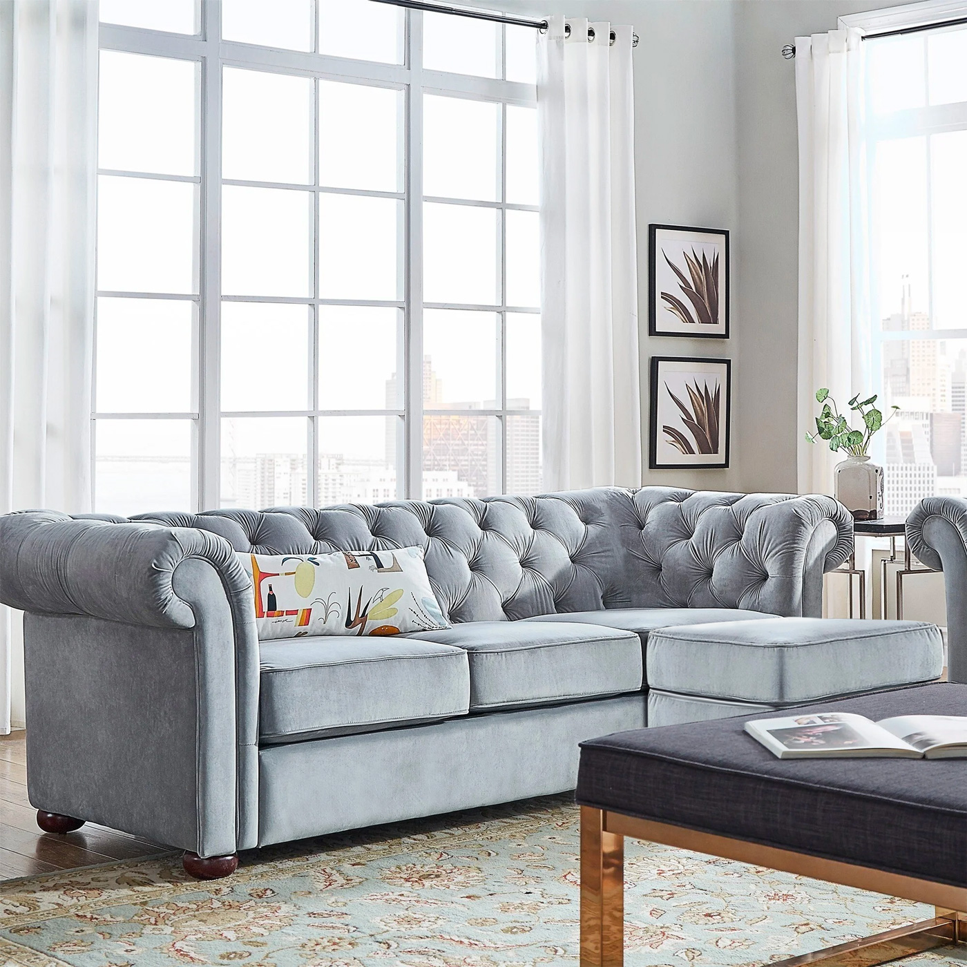 Ingles Tufted Reversible Sofa