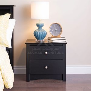 Keres Dark Bedside Table