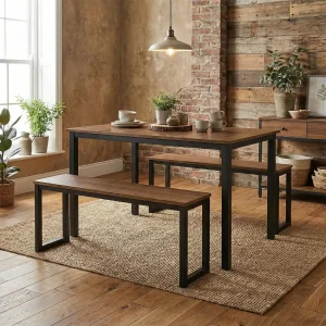 MetroBench Dining Set