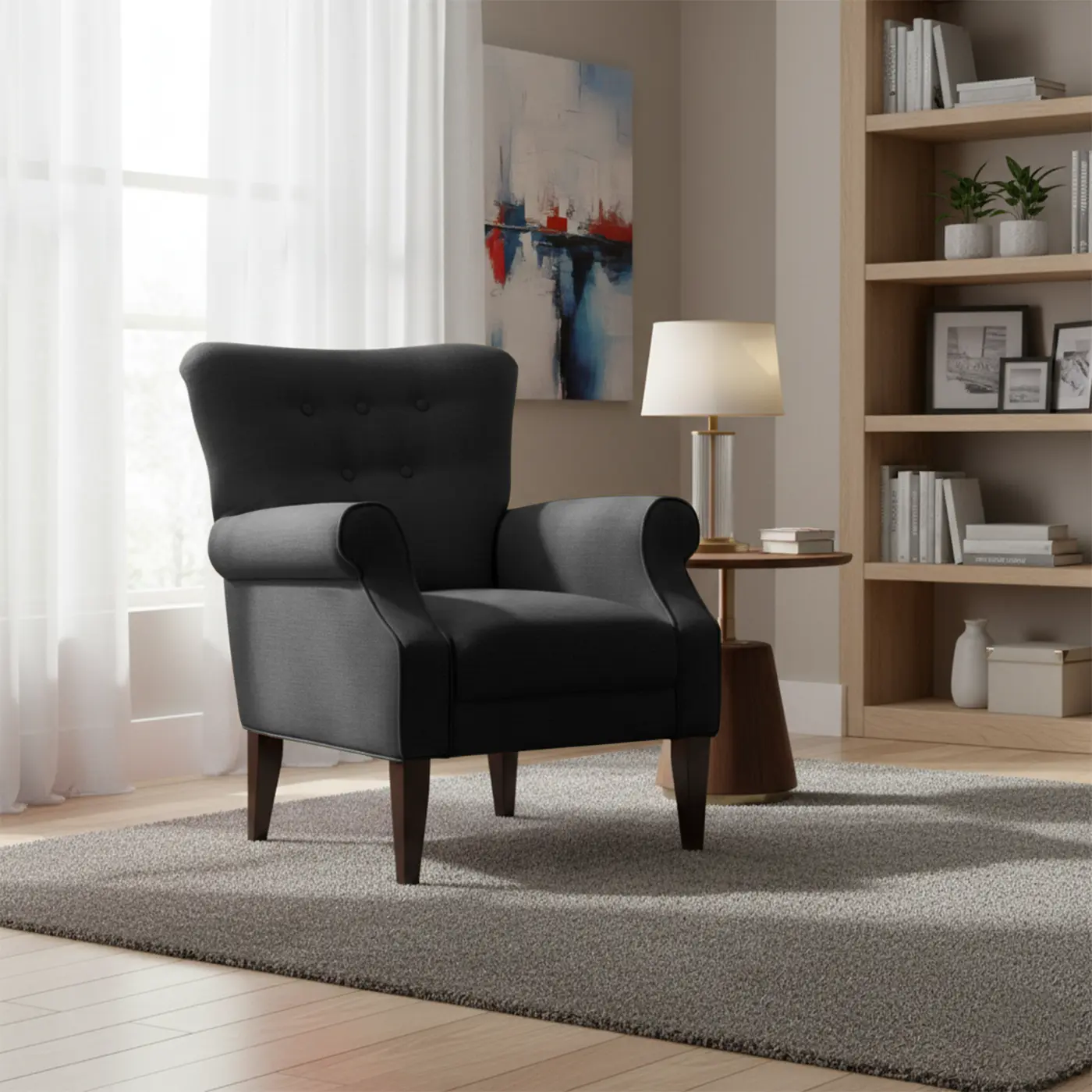 Pastor Tufted Arm Chair - Image 2