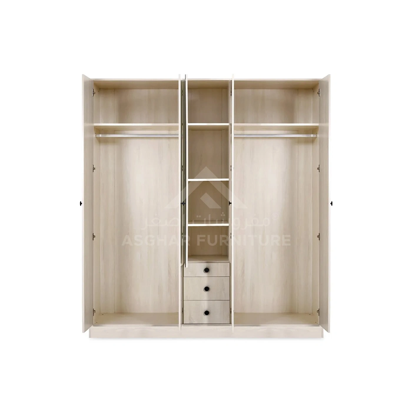 Pebble Mirror Wardrobe - Image 3