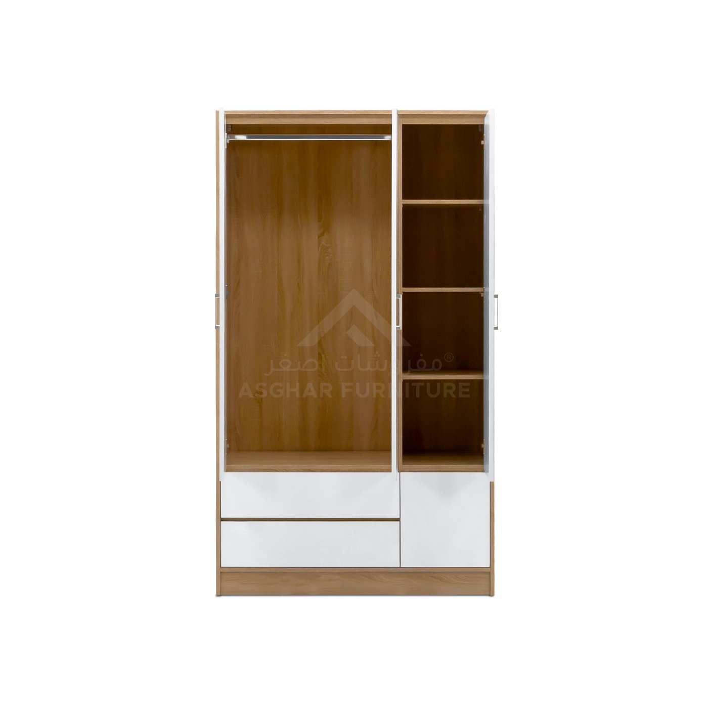 Sapphire 3-Door Wardrobe - Image 3