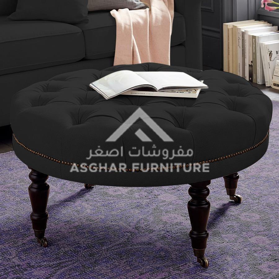 Thea Superior Round Ottoman - Image 2