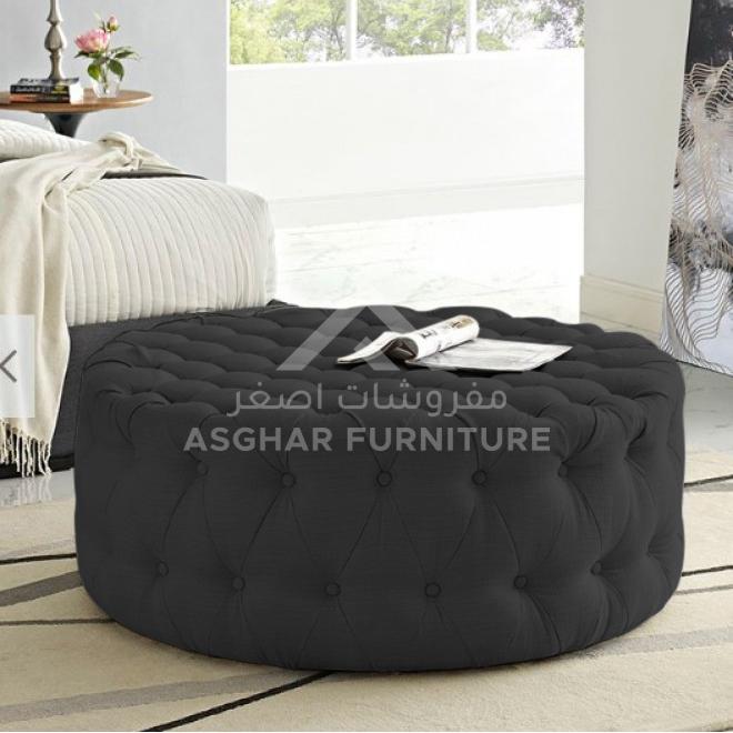 Meridia Button Tufted Ottoman - Image 2