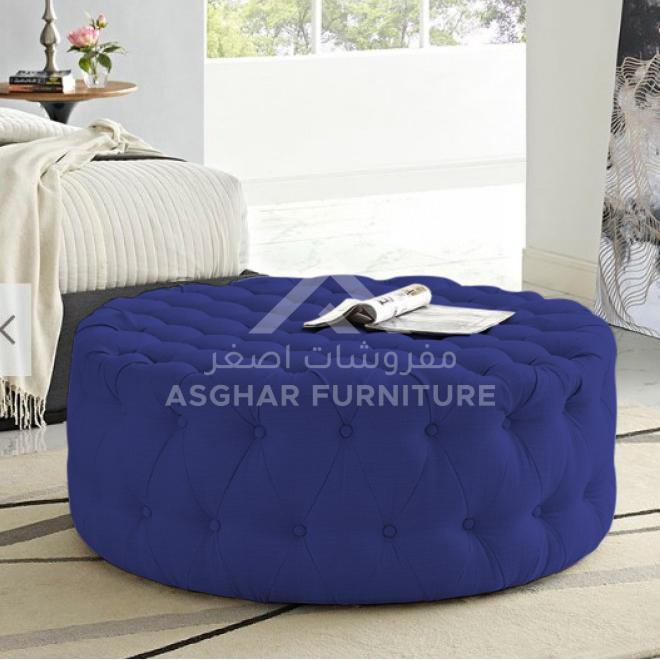 Meridia Button Tufted Ottoman - Image 3