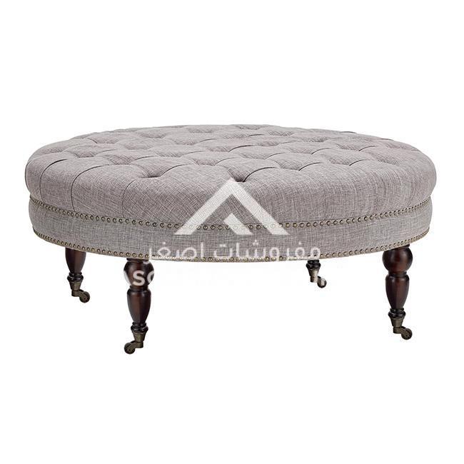 Thea Superior Round Ottoman - Image 5