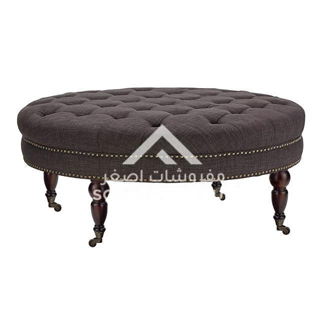 Thea Superior Round Ottoman - Image 6
