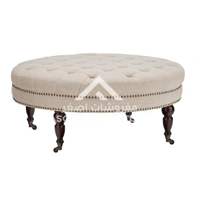 Thea Superior Round Ottoman - Image 4