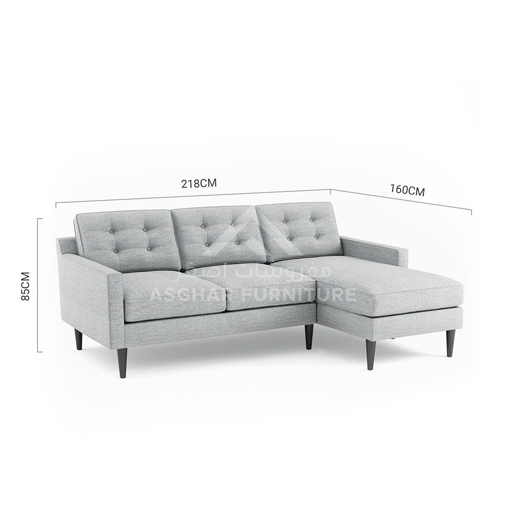 Bobkona Sectional Sofa - Image 5