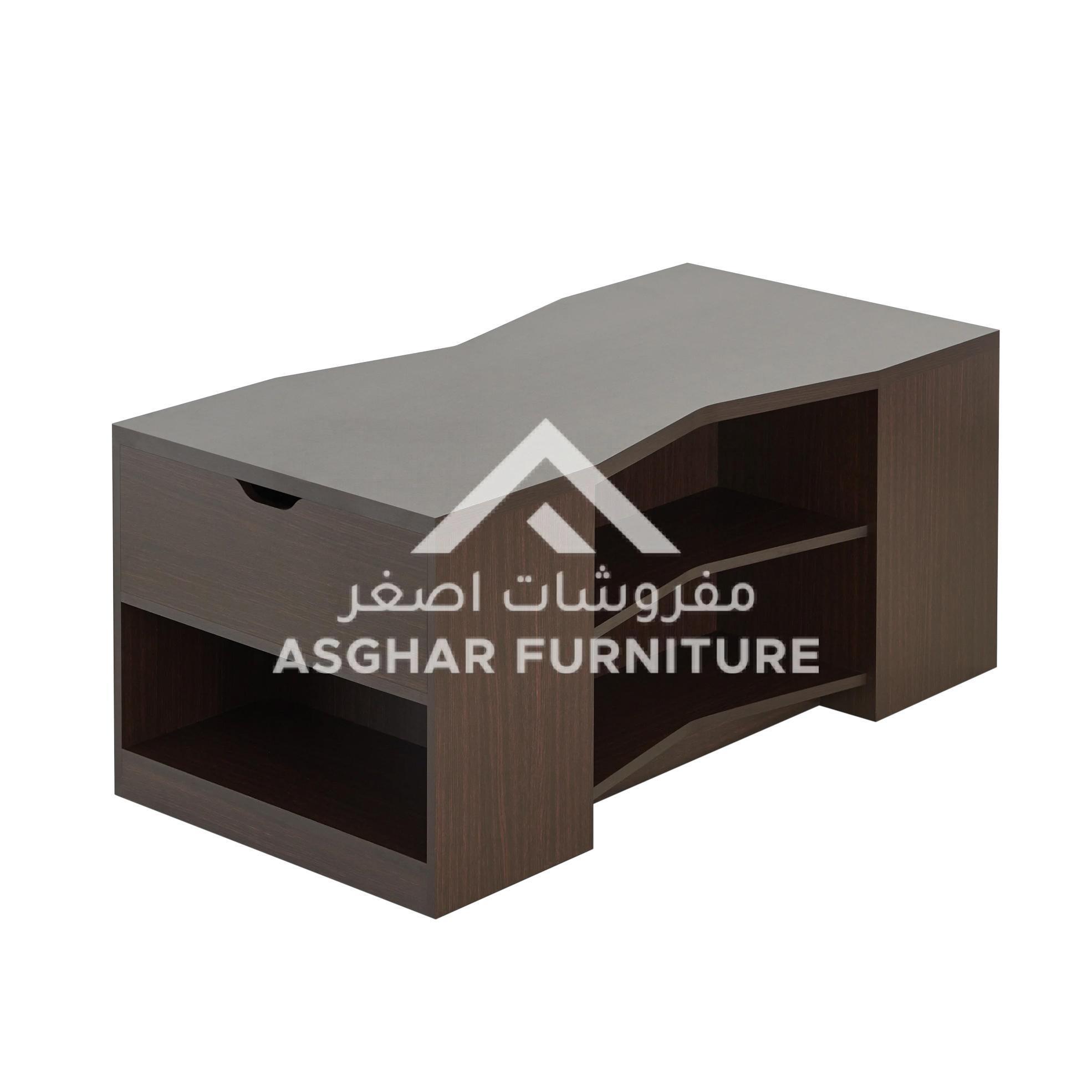 Contemporary Open Storage Coffee Table - Image 4