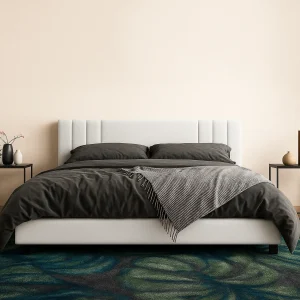 Neats Upholstered Bed with Free Mattress