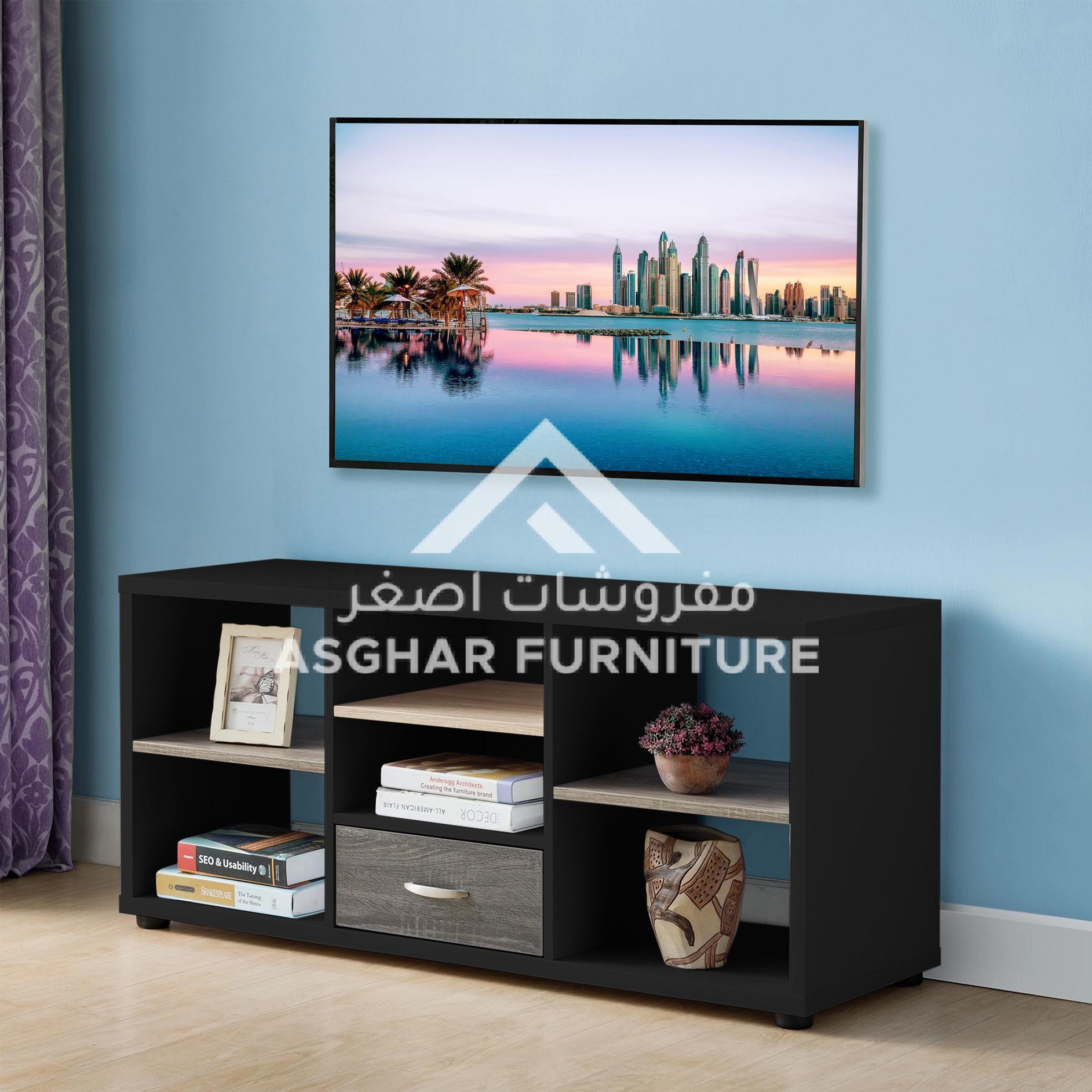 White 6-shelf TV Stand - Image 6
