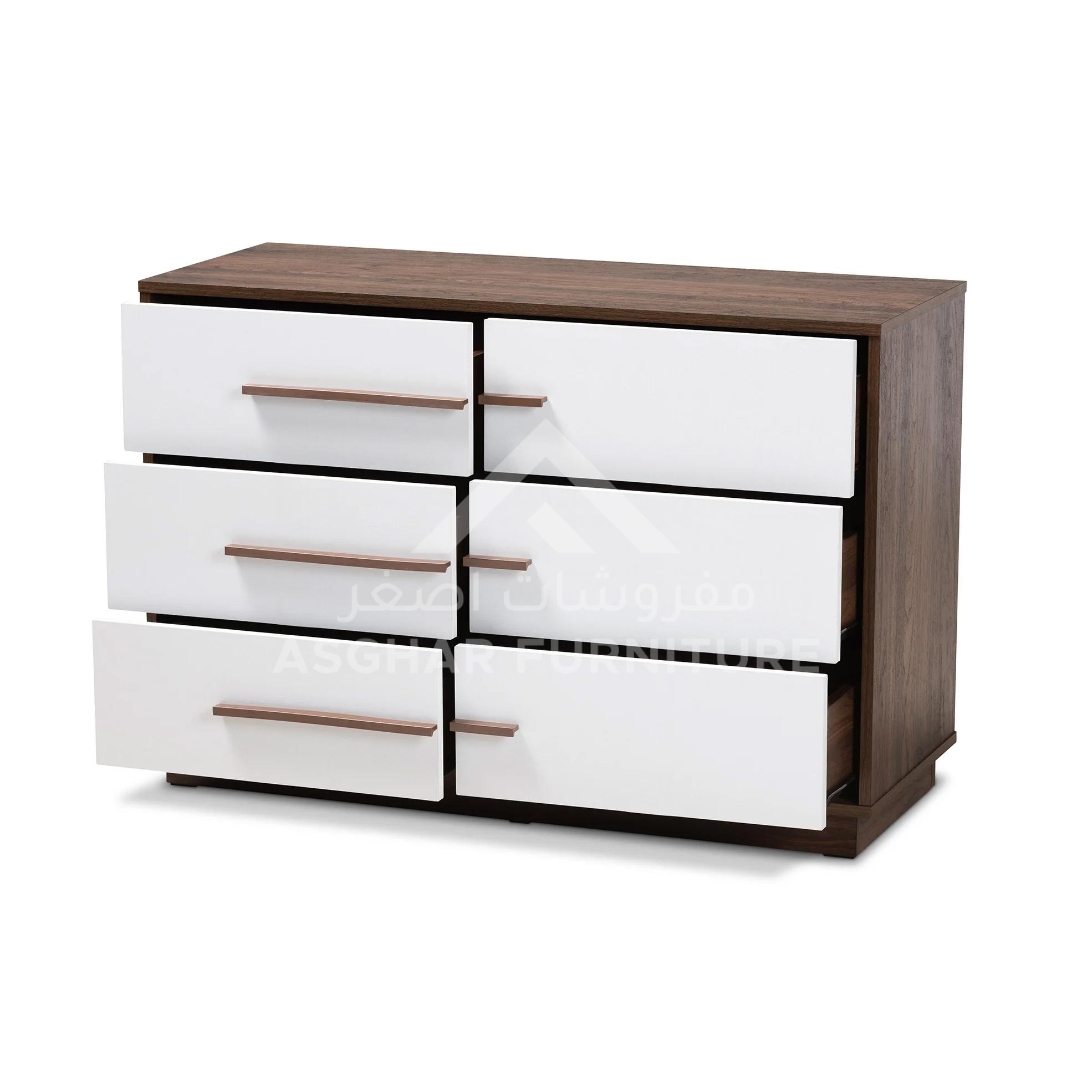 Aurora Modern 6-Drawer Dresser - Image 3