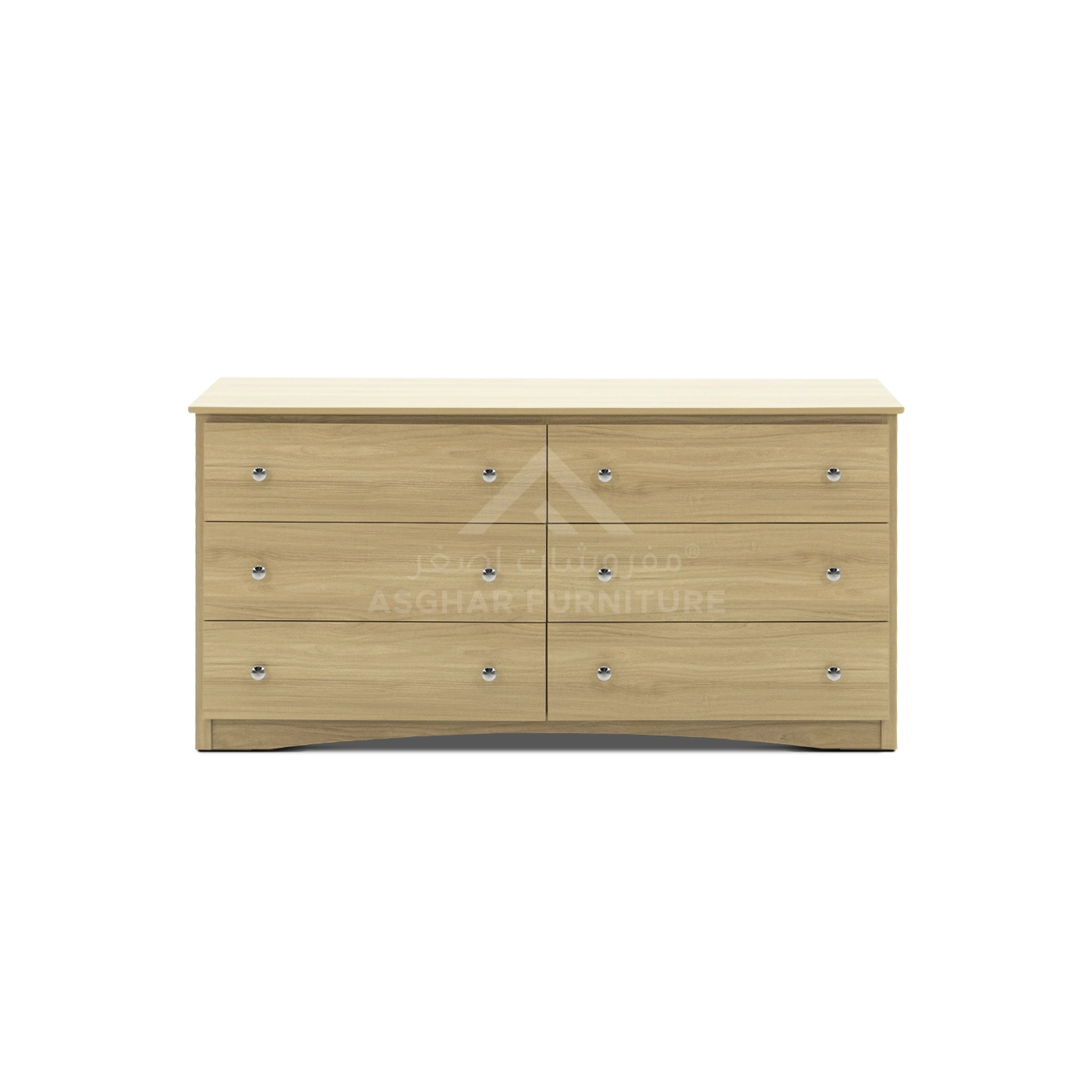 Contemporary 6-drawer Dresser - Image 3